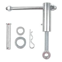 Tailgate Latch Assembly Compatible with TGL3410 TGL3410ST Dump Truck Accessories Replaces# TGL34SBR TGL3410HDW Steel Silver