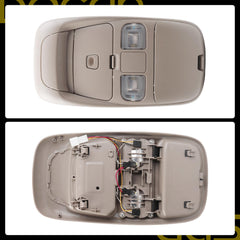 LED Overhead Console Assembly Compatible with 1998-2001 Dodge Ram 1500 2500 OEM Replace 55350657 SN96TL2AA SN94TL2AA L0021202 55350655 55350002