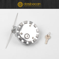 2Pcs Truck Parts Locking Aluminum Vented Diesel Fuel Cap for 3 1/2" Course Thread 5.5 TPI Compatible with Kenworth Freightliners Peterbilt Western Star Kenworth T660 Replaces# K071-385-1234