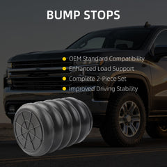 Springs Helper Bump Stops Compatible With 2011-2023 Silverado Sierra 2500 3500 HD OE# SSR-207-47