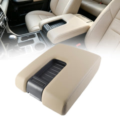 Center Console Armrest Lid Compatible with 2014-2021 Toyota Tundra Armrest Cover Replace# 58905-0C140-C1 (Beige)