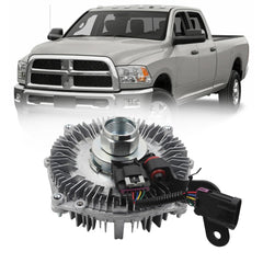 Electric Radiator Cooling Fan Clutch 622-012 Compatible with Cummins Diesel 6.7L L6 Dodge Ram 2500 3500 4000 4500 5500 2013-2018 Replaces# 52014729AC 52014729AA 52014729AB