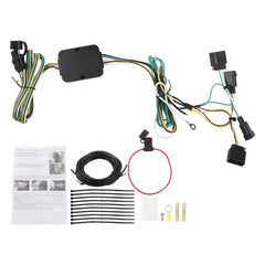 56333 Trailer Wiring Harness Compatible with 2008-2010 Chrysler Town & Country Dodge Grand Caravan 2011-2013 Durango 2008-2012 Caliber 2008-2017 Jeep Patriot 4-Pin Connector Towing Wiring Kit