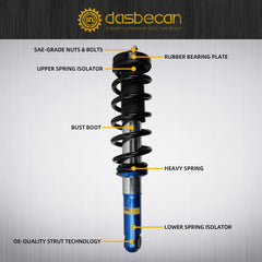 HL3Z-18124-B Pair Front Shock Struts Assys compatible with Select Ford F-150 Models 2017-2024, Replaces# HL3Z-18124-C, HL3Z-18124-A, HL3Z-18124-D