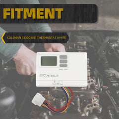 Rv Digital Cooling and Heating Thermostat Compatible with Coleman 8330D3351 Digital Heat/Cool Wall-Mount White Thermostat Replace# 8330D3351
