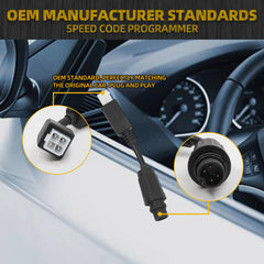 Programming Diagnostic Port Adaptor Compatible with Curtis 1311 1313 1307 Cable Golf Cart Programming Diagnostic Adaptor Replace# 102251501(4 pin)