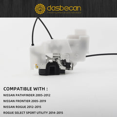 Front Left Door Lock Actuator Compatible with Nissan Frontier 2005-2019 Pathfinder 2005-2012 Xterra 2005-2015, Driver Side Door Latch Assembly Replaces# 80501-ZP70A 80501EA000