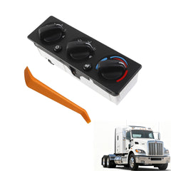 Dasbecan Air Conditioning and Heater Control Compatible with Kenworth T370 T270 2008-2021 OE# F21-1034-100 F211034100 HV/AC Temperature Control Panel