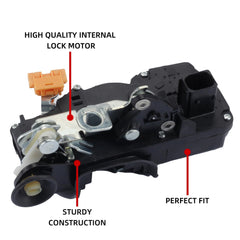 1 Pair Door Lock Actuator Motor Compatible with Chevy Silverado Tahoe Suburban 1500 GMC Sierra Yukon XL Cadillac Escalade 2007-2009 931-108 931-109 Rear Left & Right Side 2 Doors Latch Kit