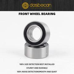 Front Wheel Bearings and Seals Kit Compatible with Honda TRX400 1995-2003 Foreman 450 ES 1998-2004 TRX500 2001-2009 2011-2014 TRX650 2003-2005 TRX680 2003-2021 91051-HA7-651