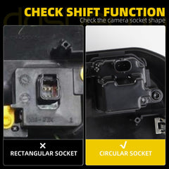 Tailgate Lock Handle Assembly Compatible with 2020-2025 Chevy GMC Fits Silverado Sierra 1500/1500 LTD/2500 HD/3500 HD With Camera Pickup Box Tailgate Handle Single Button OE#86789899 85626242