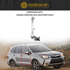 Front Right Passenger Side Power Window Regulator with Motor Assembly Comptible with Forester 2014-2018 Replace #751-410(6Pins)