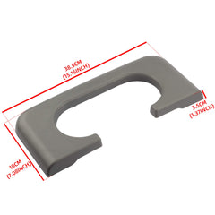 Gray Rear Center Console Cup Holder Central Armrest Cushion Assembly Compatible with Ford F250 F350 F450 1999-2010