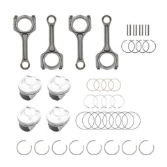 2.4L Engine Piston Kit With Connecting Rod Set Compatible with Hyundai Sonata 2011-2019 Tucson 2014-2019 Kia Optima Sorento 2011-2019 Sportage 2014-2019 Replace#23040-2G200