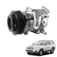 10S17C AC Compressor with Clutch for Toyota 4Runner FJ Cruiser | Fit 2003-2009 4Runner 2007-2009 FJ Cruiser 4.0L V6, Replace# 8832035700, CO10834C, 98306, 97306, Air Conditioning Compressor