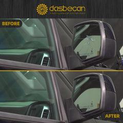 Passenger Side Mirror Compatible with 2007-2013 Chevy Silverado,GMC Sierra Yukon Right Mirror w/Power Glass, Heated, Manual Folding, Chrome Cover Replace# GM1321340 (7pins)