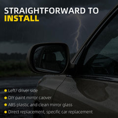 Dasbecan Side Mirror Compatible with 04-06 Lexus RX330, 06-08 RX400H, 07-09 RX350 9 Pins