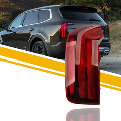 Left Driver Side Halogen Tail light Compatible With 2020-2022 Kia Telluride S/LX Taillight Assembly Replace# KI2804160 92401-S9000