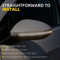 Dasbecan Side Mirror Compatible with VW Golf MK7 2015 to 2020