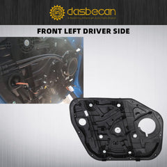 Front Left Driver Side Window Regulator Without Motor Compatible with 2016-2020 Hyundai Tucson Replaces# 82471-D3011 82471-D3010