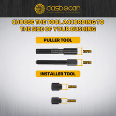 Inner Cam Bearing Installer & Puller Tools Kit Compatible with 1999-2017 Harley Davidson 88 93 96 103 110 ALL TWIN CAM