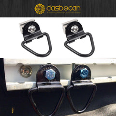 4 Set Truck Bed Rail Bolts Nuts Cargo D-Rings Tie Down Mount Kit Compatible with Nissan Frontier Titan W/Utili Track Bed Rail System