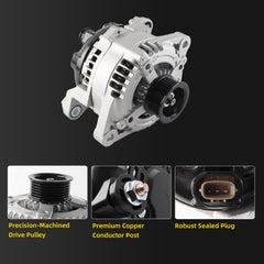 New Alternator 150Amp Compatible with Hyundai Santa Fe 2019-2020 Kia Optima 2016-2020 OE#37300-2G061 11953 11223 2139632
