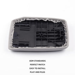 Center Console Armrest Cover Lid kit Compatible with 2008 2009 2010 2011 2012 2013 Toyota Highlander Gray