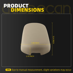Center Console Armrest Lid Compatible with 2006-2012 Toyota Beige Fit Toyota Rav4 Replace# 58951-42020 Comfort Armrest Cover Assembly