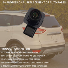 Rear View Backup Camera Compatible with Ford Escape 2014-2016 Replaces# EJ5Z19G490A EJ5Z-19G490-A 590-419 Rear Park Assist Camera