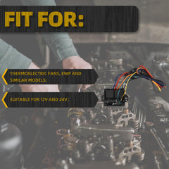 Digital Thermatic Fan Switch Kit Digital Electric Thermatic Dual Electric Fan Switch Kit (Adjustable Temperature Range 104ºF-230ºF) Replace# 0444 DC-0444 DC0444
