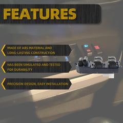 84820-0R040 White LED Master Power Window Switch Compatible with Toyota Tundra 2007-2021 Left Driver Side Power Window Switch Replace 848200R040