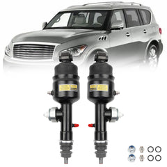 56210-1LA4A 56211-1LA4A Hydraulic air suspension shock absorber strut rear left & right Compatible With Infiniti QX56 2011-2013 Infiniti QX80 2014-2023 Replace E6210-1LA7B E6211-1LA7B