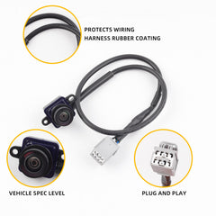 Rear View Backup Camera Compatible with Dodge Dart 2013 2014 2015 2016 Parking Assist Reverse Back up Camera Replaces# 56038990AA 56038990AB 56038990AC 1WY78GW7AA