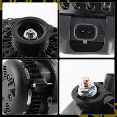 15093928 14V 300Amp High Output Alternator Compatible with Cadillac Escalade Chevy Avalanche Suburban Tahoe GMC Yukon 2007-2011 Hummer H2 2008-2009 4.3/4.8/5.3/6.0/6.2/6.6L 15857608 15905871