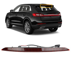 FA1Z-13A613-AB Third Brake Lamp, LED 3rd Brake Light Compatible with Lincoln MKX 2016-2018, High Mount Stop Light with Bulbs, Replcaces# FA1Z13A613AB