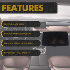 8" Touch Screen Navigation Radio Glass Compatible with Mazda CX-9 CX9 2016-2019 Replaces# TK49-611J0 TK49-611JB TK49611J0A TK49611J0B, 8 inch LCD Display