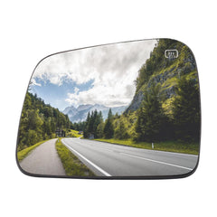 Driver Left Side Rear View Mirror Glass with Backing Plate Power Heated Compatible with Dodge Durango 2014-2019 Jeep Grand Cherokee 2011-2020 OEM# 68092051AB 68082641AB