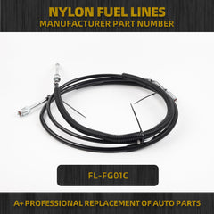 FLFG01C Nylon Fuel Lines Compatible with GM CHEVY GMC 4.3 5.0L 5.7L 7.4L VORTEC FUEL LINES Full Size Replaces OEM # FL-FG01C