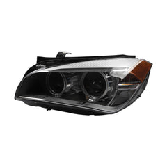 Xenon Headlight w/LED DRL Compatible With BMW X1 2013-2015 Headlamp assembly Left Driver Side Replaces#63117290271
