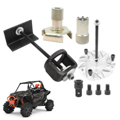 Complete Primary Clutch & Secondary Service Tools Kit Compatible with P-90 Polaris RZR 900 1000 Turbo 1000 Ranger General XP