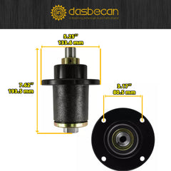 Lawn Mower Deck Spindle Assembly Compatible with 48" 50" 52" 60" Bad Boy CZT ZT Elite Pup Lightning Series Replaces 037-6015-00 037-6015-50 (3PCS)