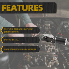 225008 RV Slide Out Motor & Gear Housing Compatible with BAL Accu-Slide Cable Slide Out System Repalce OE #R25076-1 R25075 Slide Out Motor Gearbox and 225008 Motor & Gear Housing