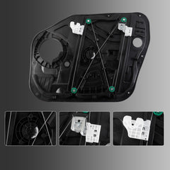 Pair Window Regulator Compatible with Hyundai Tucson 2016-2020 Front Right Passenger and Left Driver Side Without Motor Replaces# 82471-D3011 82471-D3010 82481-D3011 82481-D3010