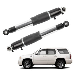 Pair Rear Air Shock Lift Struts Absorber Compatible with 2007-2014 Cadillac Escalade Chevy Suburban Tahoe GMC Yukon XL Denali Replace# 23487280 580-1091