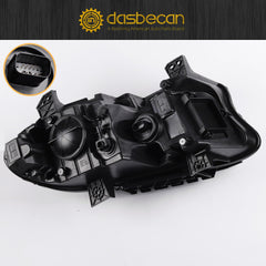 Left Driver Side Halogen Model Headlight Assembly with LED DRL & Turn Signal Light Compatible With Dodge Charger 2015 2016 2017 2018 Replaces# 68214399AB 68214399AC