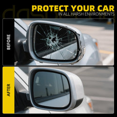 Right Passenger Side Mirror Compatible with 11-22 Mitsubishi Outlander Sport, 10-11 Outlander with Power Heated Glass, Manual Folding, Silver Gray Color Replace# MI1321139 7632B433(5Pins)