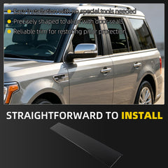 Dasbecan Rear Door B-Pillar Trim Molding for Ford 2009-2019 Ford Flex Right
