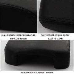 Armrest Center Console Cover Lid Kit Black Compatible with Nissan Altima 2013 2014 2015 2016 2017 2018