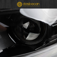 Xenon Headlamp with LED DRL & Turn Signal Light Compatible With Dodge Charger 2015-2018 Headlight Assembly Right Passenger Side Black Housing Clear Lens Replaces# 68214398AC CH2503271